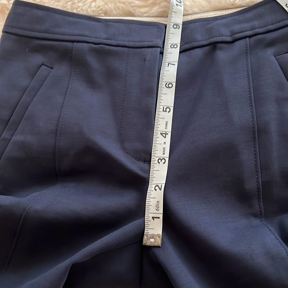 Navy Sea Tory Burch Vanner Cropped Blue Pants size 00 - Picture 13 of 15